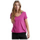 Bodytalk Γυναικεία κοντομάνικη μπλούζα V-Neck